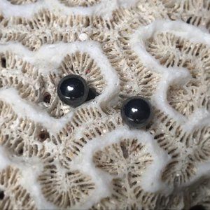 Classic Duo of Multi-Toned Ball Stud Earrings